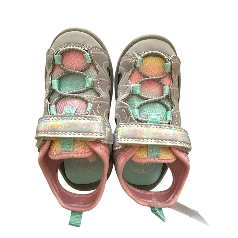 OshKosh B'gosh Martin Toddler Girls' Everplay Sandals.‎ Size 8 NWT